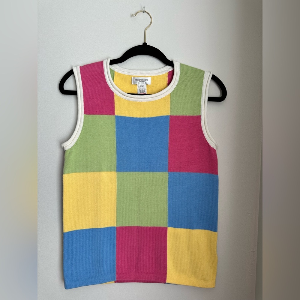 Vintage Jones New York (Sport) Sleeveless Cotton Shirt